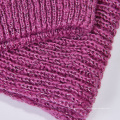 Chapeau tricoté personnalisé et écharpe pour femmes